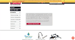 Desktop Screenshot of fr.deltafaucet.ca