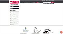 Desktop Screenshot of deltafaucet.ca
